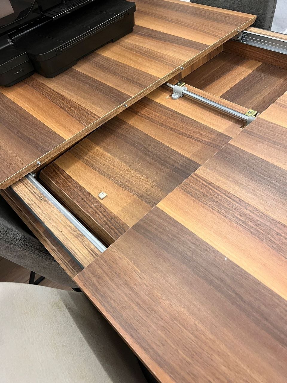 Wooden desk with metal frame — Istanbul, Turkey