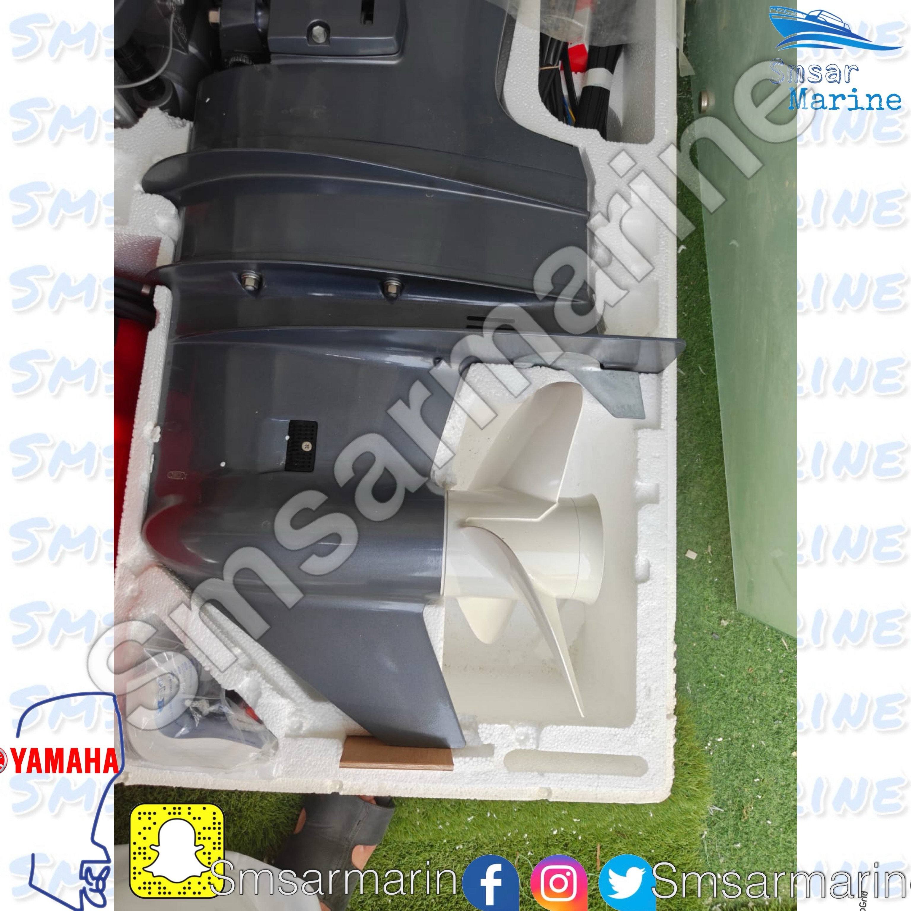Yamaha 85 hp electric, long shaft, 2025 (2 pcs) — new — Dubai, UAE