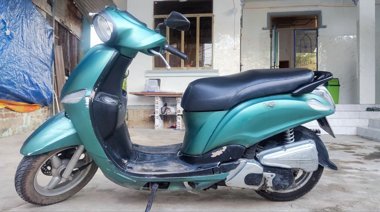 Yamaha Nozza зелёный матовый скутер — хорошее — Нячанг, Вьетнам
