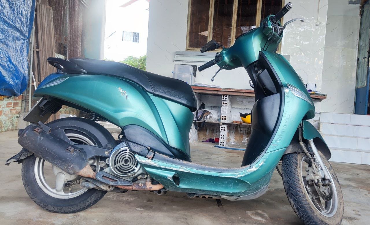 Yamaha Nozza зелёный матовый скутер — хорошее — Нячанг, Вьетнам