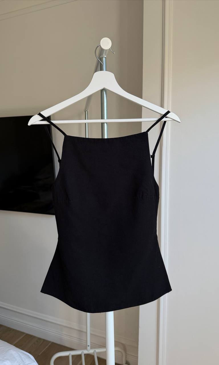 Zara black top with open back, size S — Belgrade, Serbia Zara black top with open back, size S — good — Belgrade, Serbia