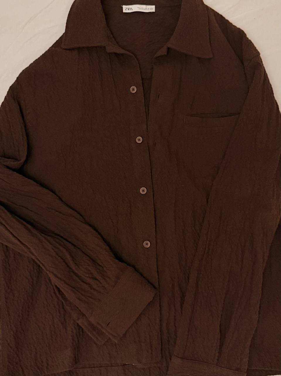 Camisa marrón Zara — Belgrado, Serbia Camisa marrón Zara — usado — Belgrado, Serbia