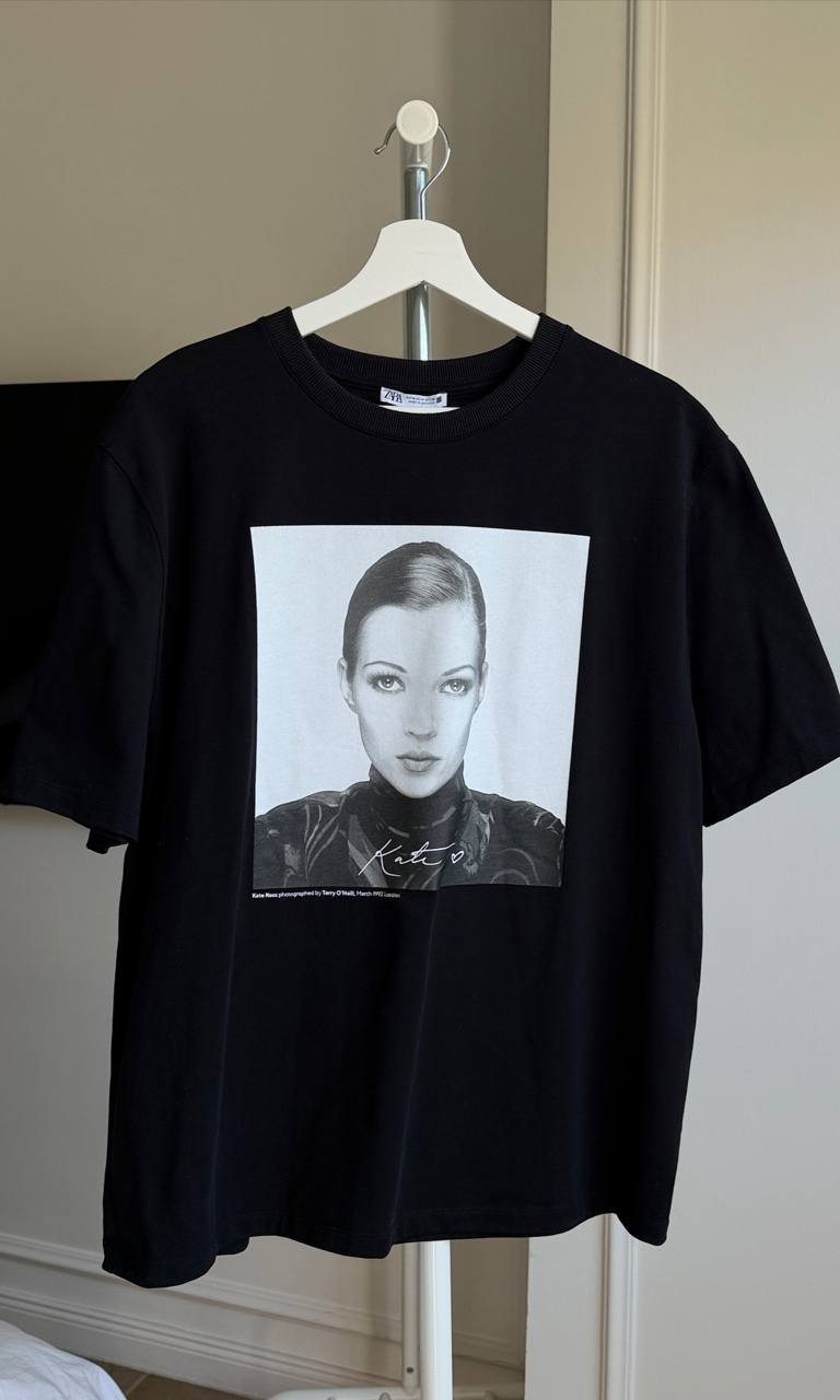 Zara printed t-shirt, size M — good — Belgrade, Serbia