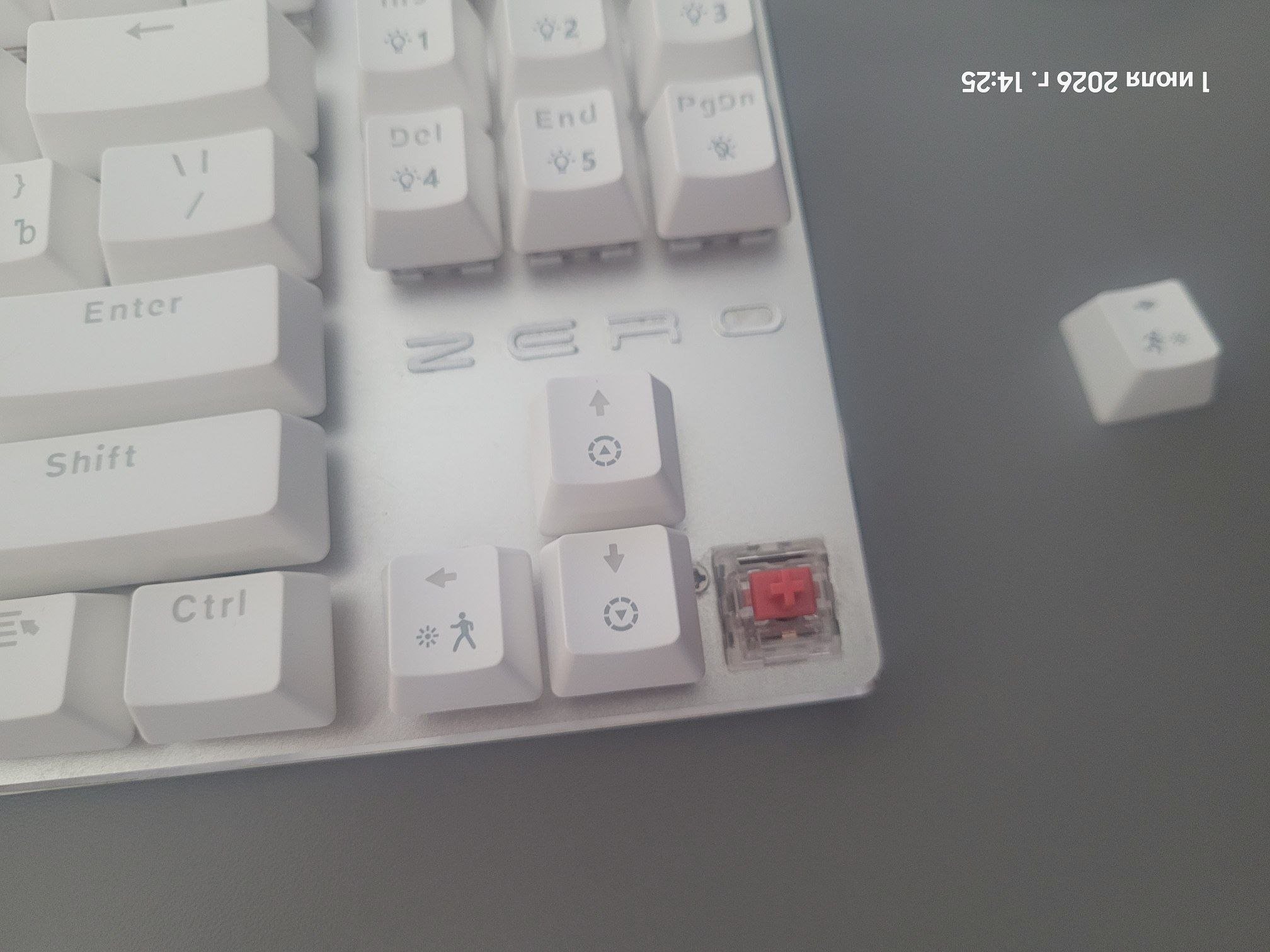 Zero X76 mechanical gaming keyboard, red switches — used — Moscow, Russia